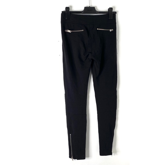 Diesel Black Zipper Moto Pants - Picture 5 of 11